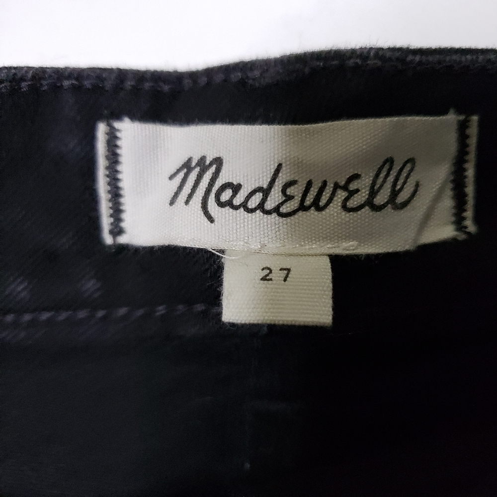 Madewell Denim Utility Zip Skirt in Black Frost - Picture 5 of 5